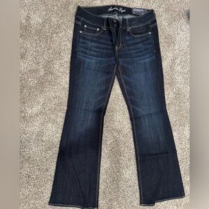 American Eagle. Blue Boot Cut Jeans Classic Style. New with tags. 8 short.